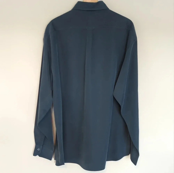 TED BAKER London Men's Size 6 Casual Shirt 60% Polynosic/40% Polyester Button - Picture 9 of 11